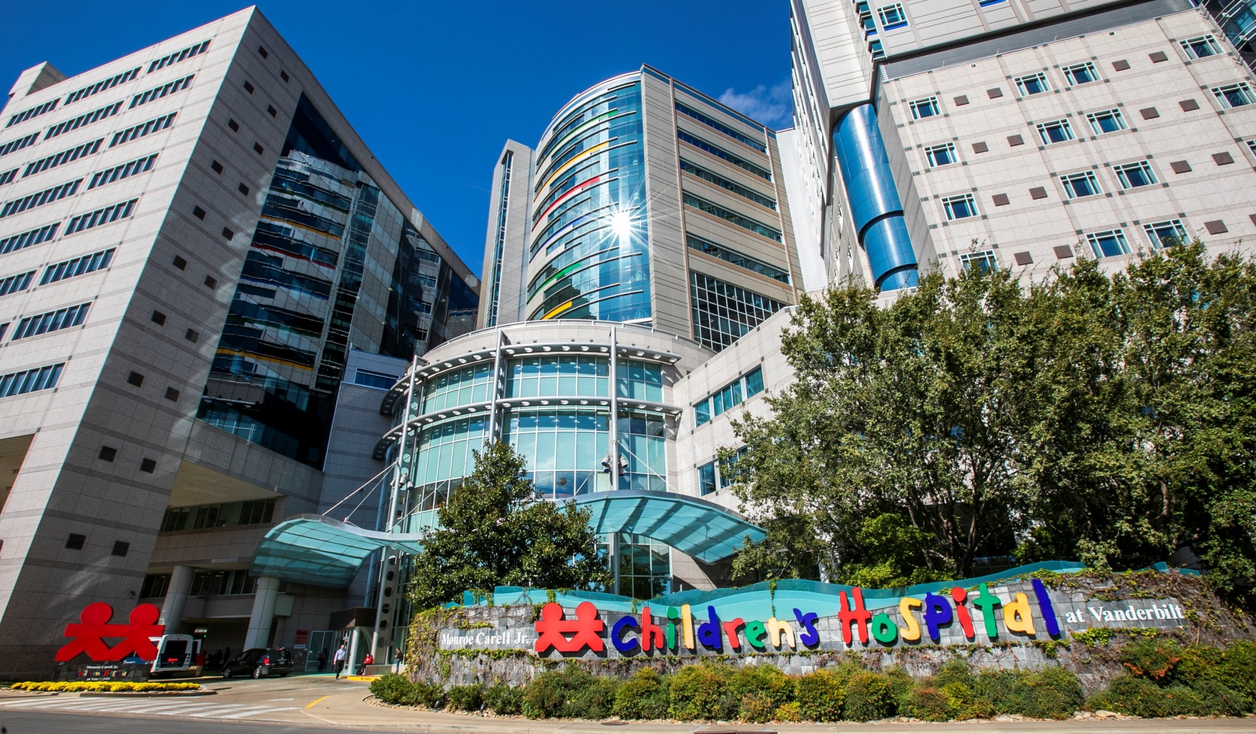 Exterior of Monroe Carell Jr. Children's Hospital at Vanderbilt