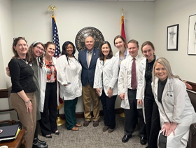 Faculty members from General Pediatrics with TN legislators