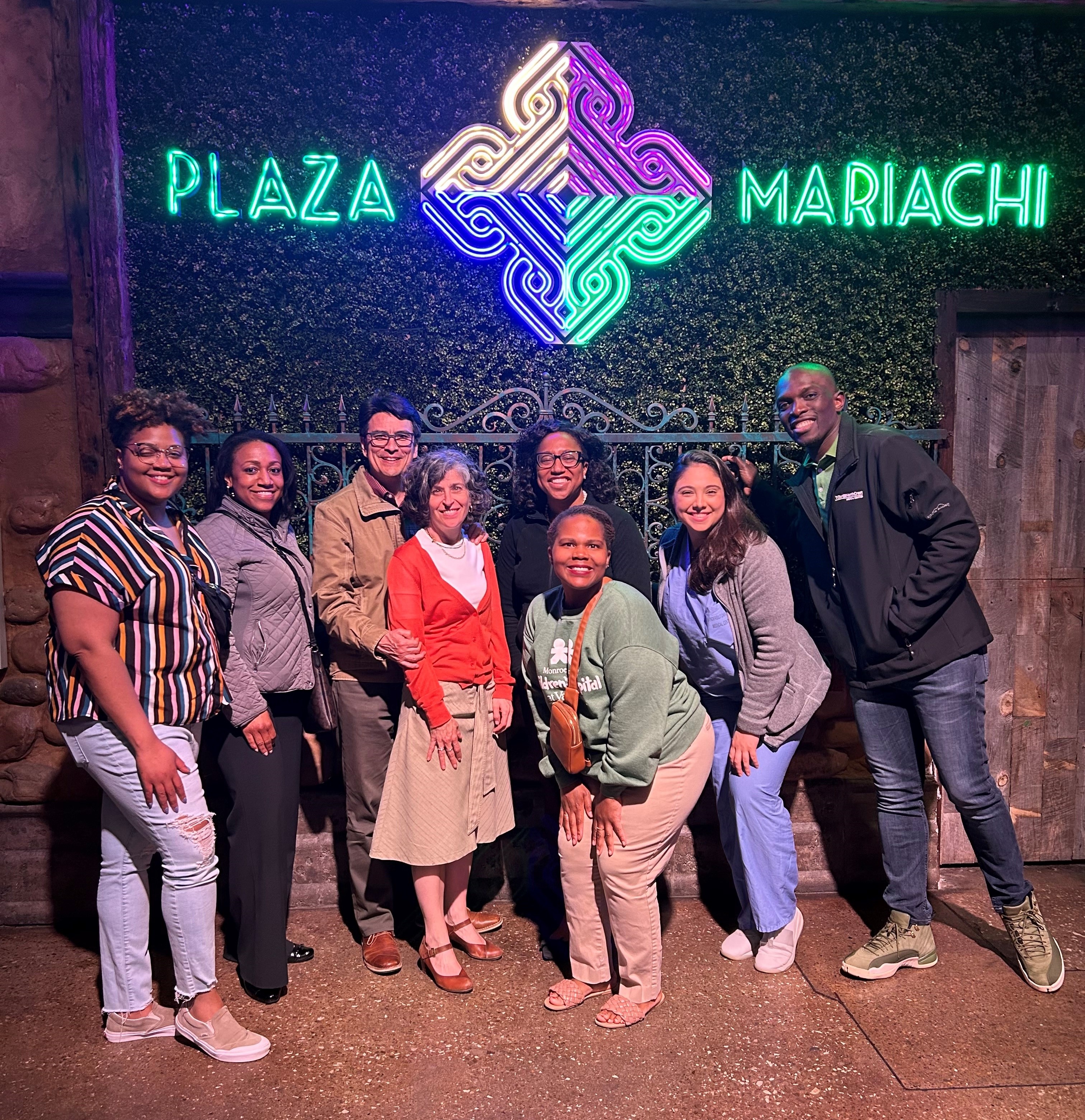 Members of The Collective at Plaza Mariachi