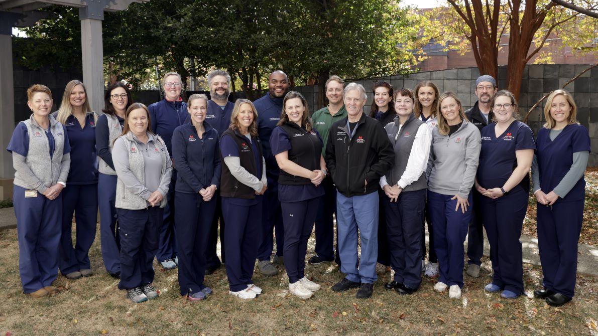 Pediatric Emergency Medicine faculty pose for a group photo